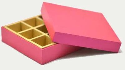 Plain Cardboard Chocolate Packaging Box, Shape : Square