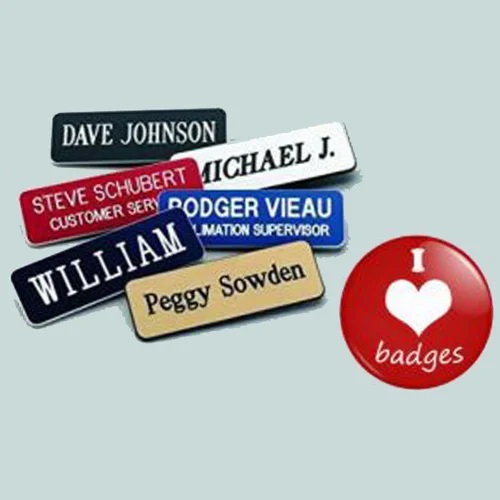 All Printed Name Badge