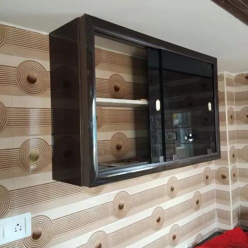 Finished Designer Wooden Door, For Home, Open Style : Hinge