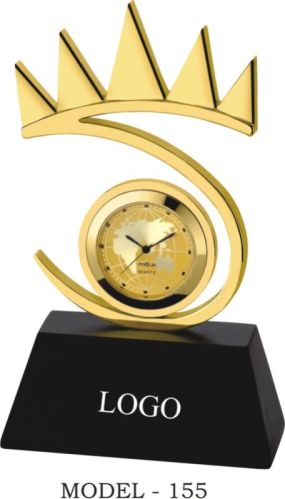 Plain Metal FANCY WATCH DESKTOP, Color : GOLDEN STANDARD