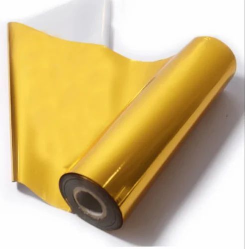 Soft Aluminum Golden Cigarette Foil, Packaging Size : 9mtr