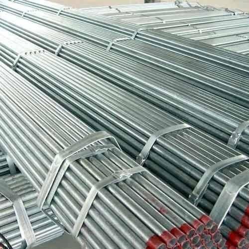 Mild Steel Scaffolding Pipes, Shape : Round