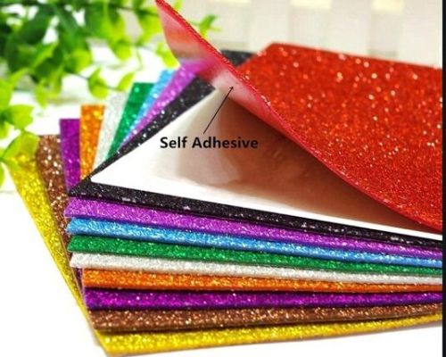 Glitter Foam Sheet, Size : A/3, A/4