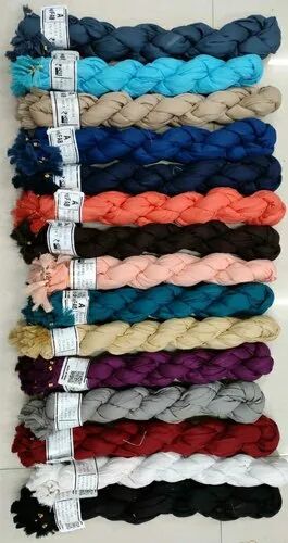 Plain Cotton Dupatta, Color : Multicolor