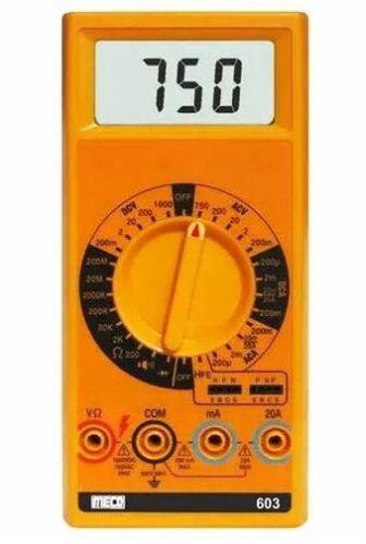 Meco Digital Multimeter, For Measurement, Display Type : LCD