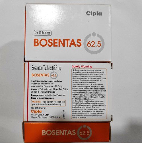 Bosentas Tablet, Color : Yellow Oxide Of Iron