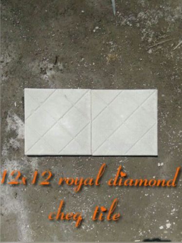 Ceramic Royal Diamond Chequered Tiles, Size : 12x12 Inch