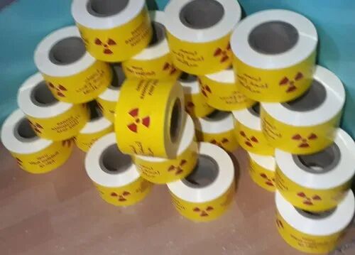 PVC Barricade Tape, Color : Red Yellow