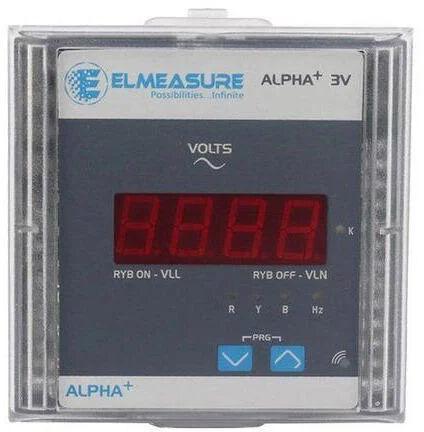 Elmeasure Digital Panel Meter, Operating Temperature : 10 To +55 Degree C