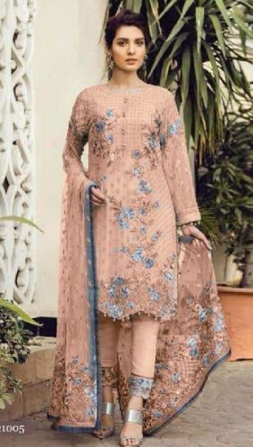 Embroidered Pakistani Suits, Technics : Embroidery Work