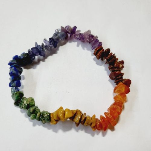 7 Chakra Chip Stone Bead Bracelets, For Jewellery, Gender : Unisex