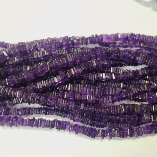 African Amethyst Square Heishi Stone Beads, Specialities : Stylish, Shiny Looks, Fine Finishing, Durable