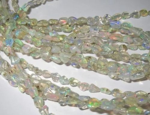 Ethiopian Opal Mini Tumble Nugget Shape Gemstone Beads