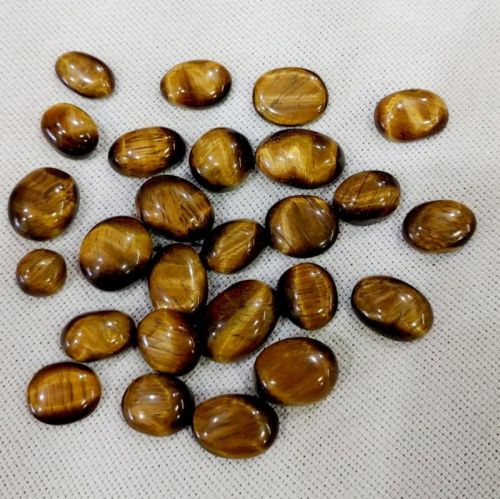 Tiger Eye Loose Stone Flatback Cabochon Crystals