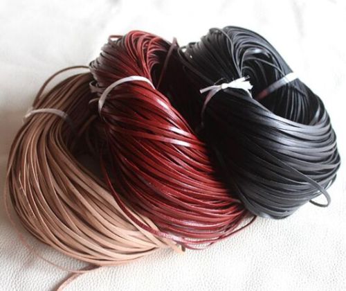 Leather Flat Cords, Size : 1 To 10 Mm
