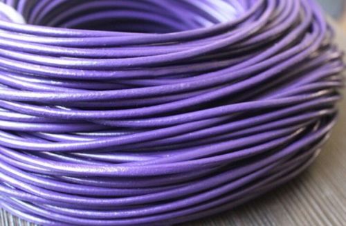 Leather Round Cords, Color : Dye