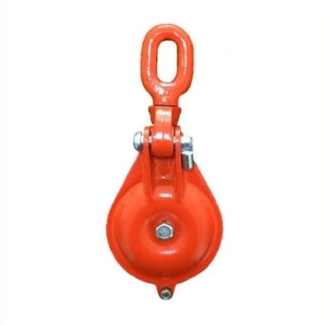 Powder Coated Hydraulic Metal Wire Rope Pulley Block, For Weight Lifting, Feature : Corrosion Resistance