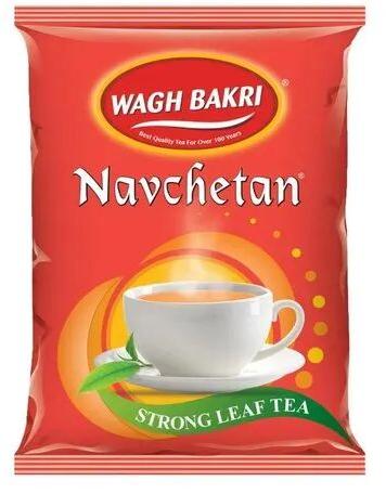 Wagh Bakri Navchetan Leaf Tea, Packaging Type : Packet