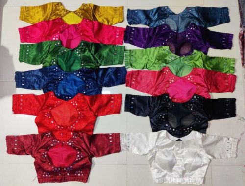 Mashru Blouse, Pattern : Plain