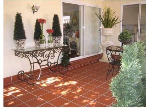 Terracotta Teracotta Floor Tile, Size : 1x1 Feet(300x300 Mm)