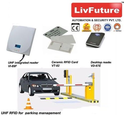 Livfuture Automation Stainless Steel 50-100hz RFID Card Reader For Gate Operation