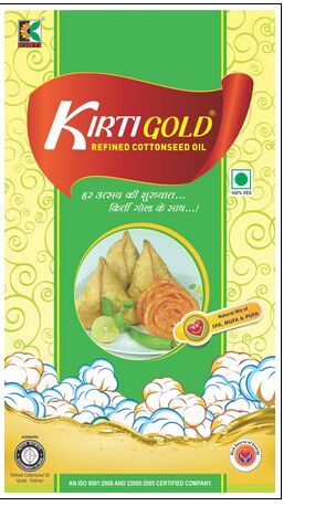 Kirti Gold Cotton Seed Oil, Certification : FSSAI Certified