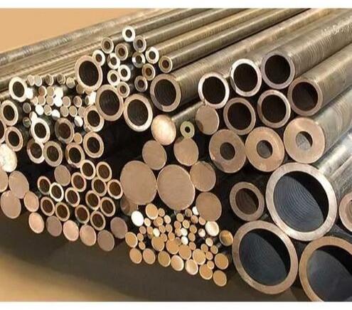 Parshwamani Metals Round Aluminium Bronze Pipe, For Chemical Handling