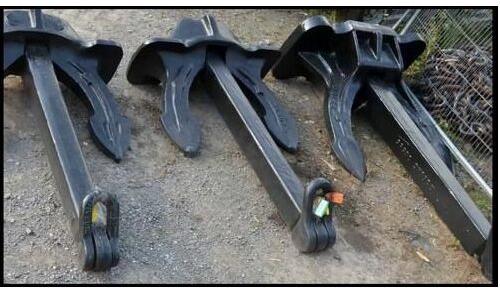 Metal Stockless Anchors, Capacity : UPTO 1000 Ton