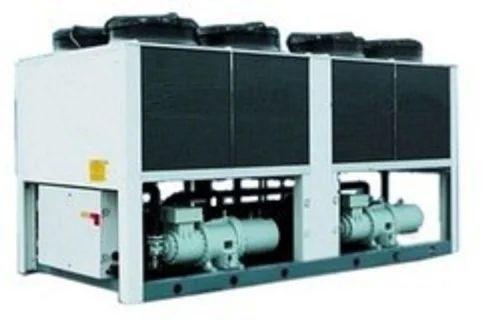 50-100kg Electric Polished Mild Steel Air Cooled Reciprocating Chiller, Cooling Capacity : 72 KW