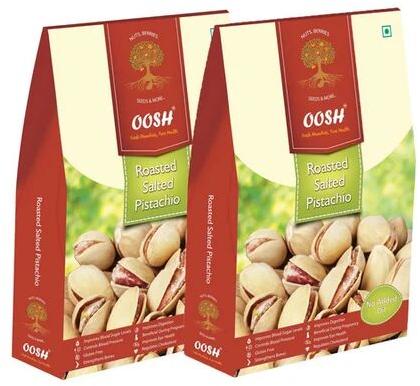 OOSH Roasted Salted Pistachios, Packaging Size : 250 Gms