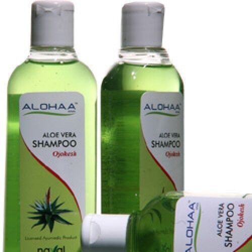 Aloe Vera Shampoo, Color : Green