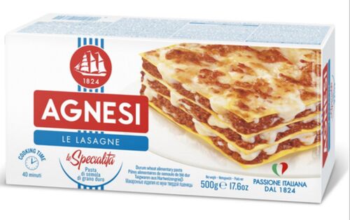 Agnesi Lasagne Pasta, Packaging Size : 500g