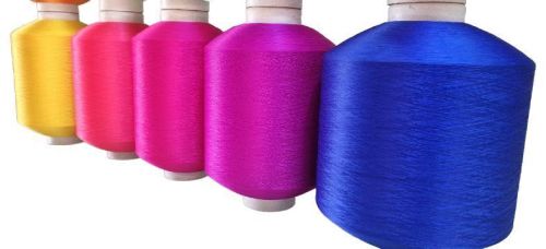Polyester Airtex Dhupion Dyed Yarn for Weaving Knitting Cords, Etc
