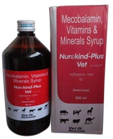 Nurokind Plus Veterinary Syrup, Packaging Size : 500ml