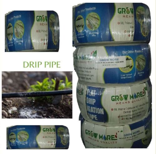 Grow More Flat Drip Irrigation Pipe, Size : 16 Mm