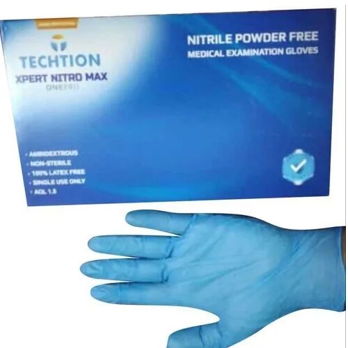 NITRILE GLOVES, Color : Blue