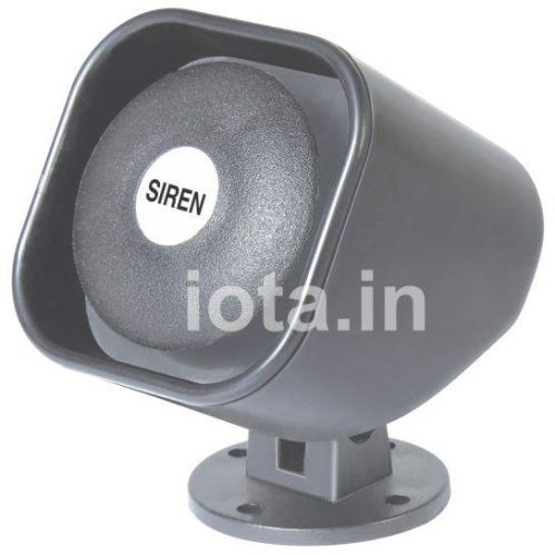 Electric Metal SQR117 Slim Piezo Siren, For Induction Use, Feature : Clear Sound, Low Battery Consumption
