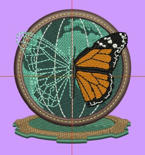 Badge Embroidery Digitizing