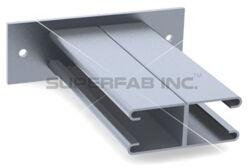 Stainless Steel Channel Ceiling Double Bracket, Color : Silver