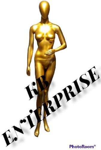 Plastic Golden Display Female Mannequin, Style : Standing