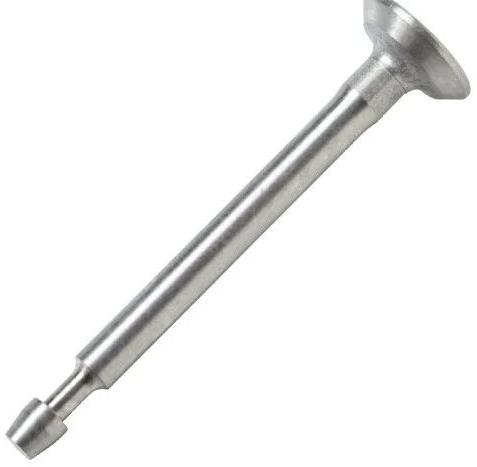 Silver Stainless Steel Car Engine Valve, Length : 110 Mm