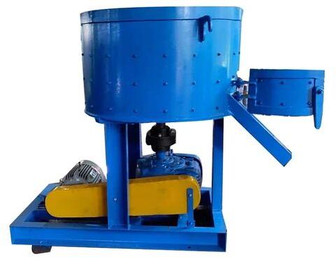 Blue Crompton Semi-Automatic Electric Pan Mixer Machine, For Sand, Capacity : 350kg