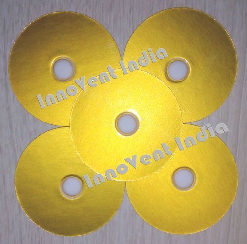 Round PTFE Vented Sealing Wads, Color : Yellow