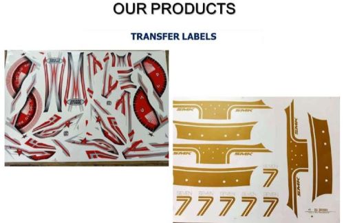 Plastic Vinyl Heat Transfer Label, For Industrial Use, Feature : Cost Effective, Flexible Architecture