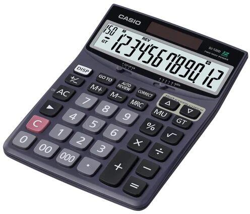 Plastic Casio Calculator, Color : Black
