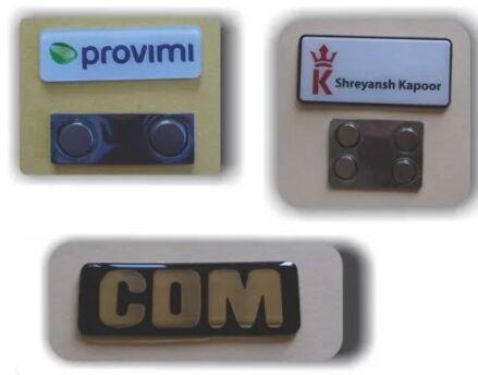 Printed Magnetic Name Badge, Size : CUSTOMISED