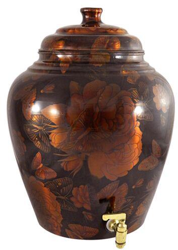 Colour Copper Matka Pot