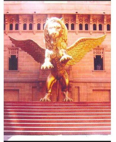 Golden Figure Sculptures, For Outdoor, Size : 5-6 Feet