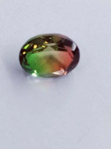 Watermelon Tourmaline Gemstone, Shape : Oval