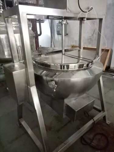 GEO PHARM Stainless Steel Starch Paste Kettle, Capacity : Upto 300 Lts